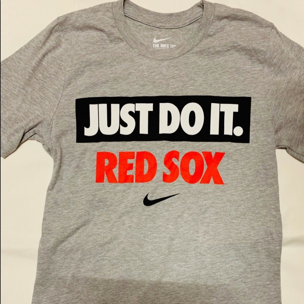 Boston Red Sox Nike Just Do It Short Sleeve Tees
